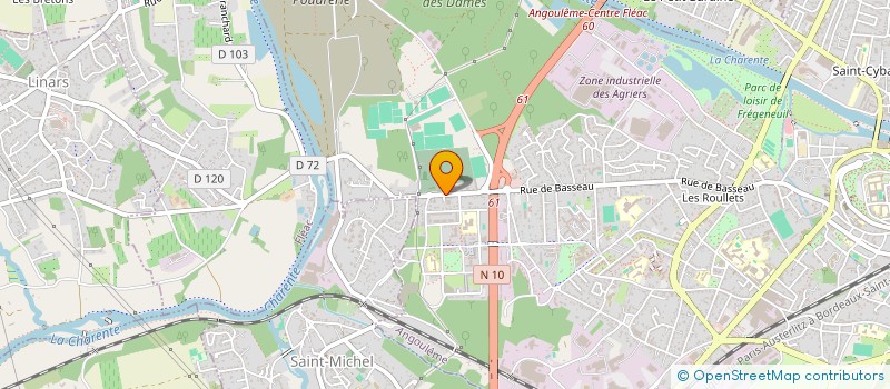 localisation de l'entreprise SCI H.O.A. à ANGOULEME