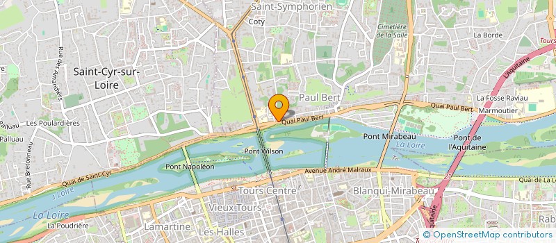 localisation de l'entreprise SCI H.O.U.D.J.A.  TOURS