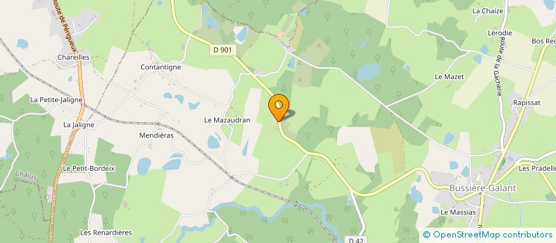 localisation de l'entreprise SCI H.P.A.P. à BUSSIERE-GALANT