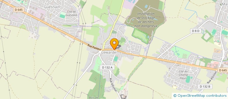 localisation de l'entreprise SCI H.P.J.M.R.  LEWARDE