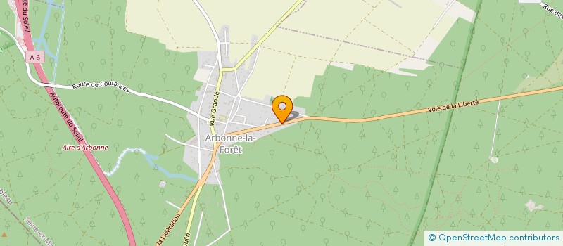 localisation de l'entreprise SCI H.P.L.N. FRANCE  ARBONNE-LA-FORET