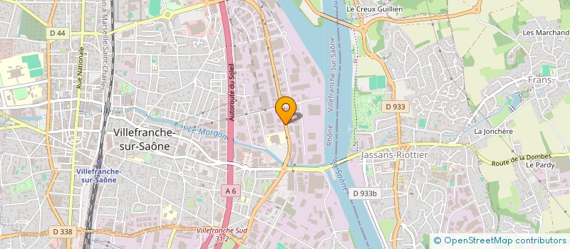 localisation de l'entreprise SCI H.P. TASSIN  VILLEFRANCHE-SUR-SAONE