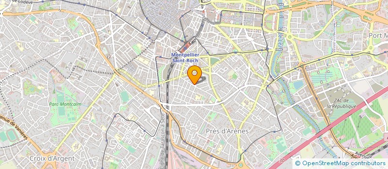localisation de l'entreprise SCI H.P.V.C. 113 à MONTPELLIER