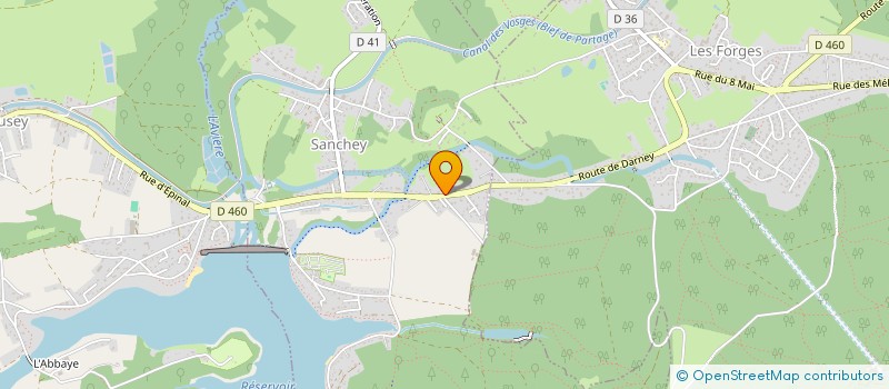 localisation de l'entreprise SCI H POC  SANCHEY