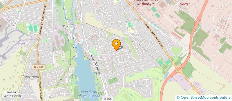 localisation de l'entreprise SCI H.Q.M.  BOURGES