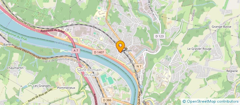 localisation de l'entreprise SCI H.R.  VIENNE