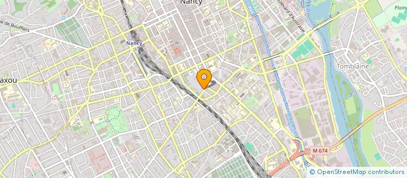 localisation de l'entreprise SCI H.S.M.V.  NANCY