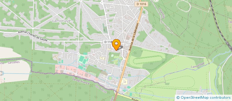 localisation de l'entreprise SCI H.S.P.  LAMORLAYE