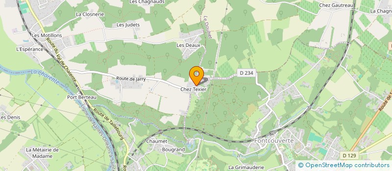 localisation de l'entreprise SCI H. SCME  BUSSAC-SUR-CHARENTE