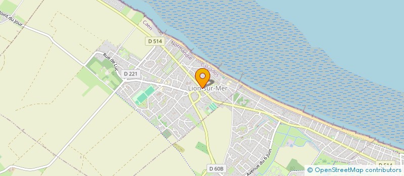 localisation de l'entreprise SCI H.T.C.F.T.  LION-SUR-MER