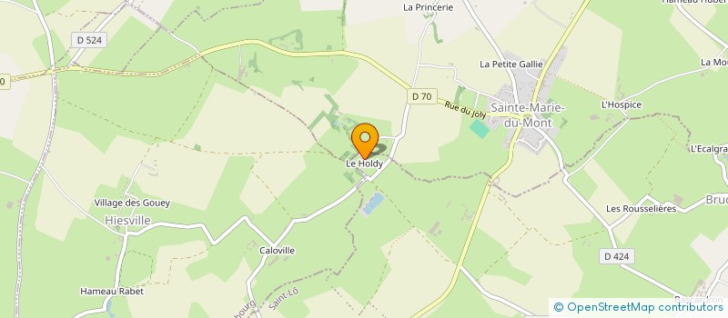 localisation de l'entreprise SCI H.W à CARENTAN-LES-MARAIS