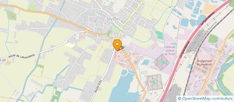 localisation de l'entreprise SCI H.Y.C.E.  SEYSSES