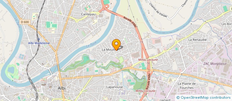 localisation de l'entreprise SCI H.Y.L à ALBI