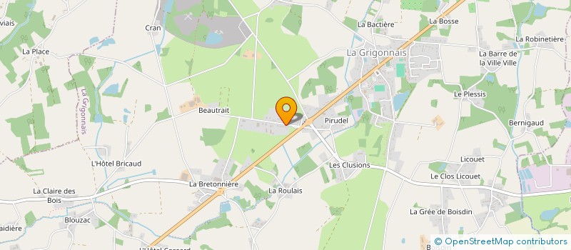 localisation de l'entreprise SCI H2  LA GRIGONNAIS