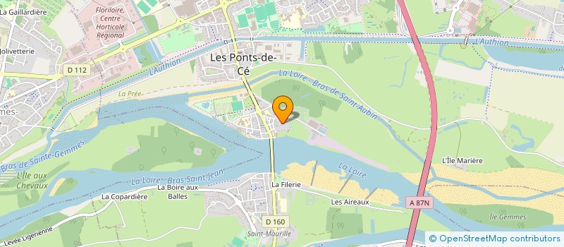 localisation de l'entreprise SCI H219  LES PONTS-DE-CE