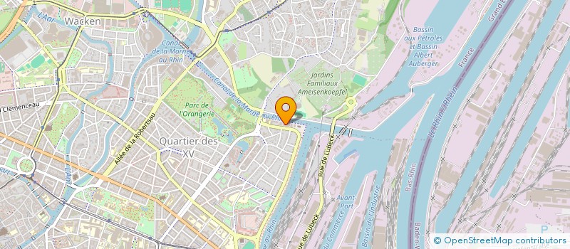 localisation de l'entreprise SCI H2A  STRASBOURG