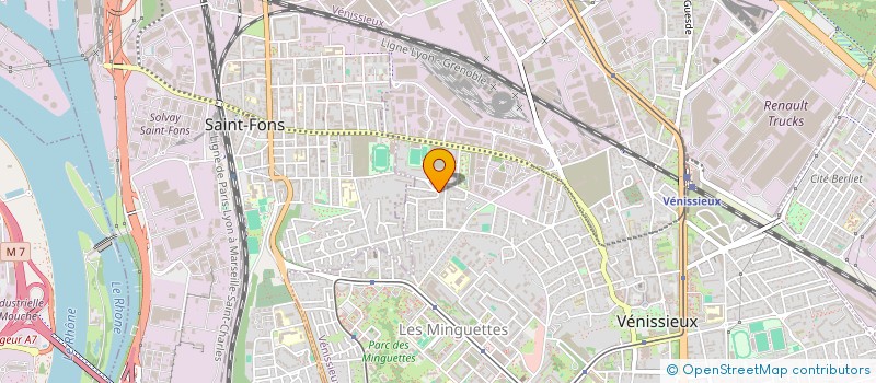 localisation de l'entreprise SCI H2A D.B  VENISSIEUX