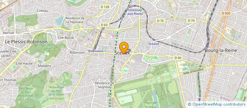 localisation de l'entreprise SCI H2AI à SCEAUX