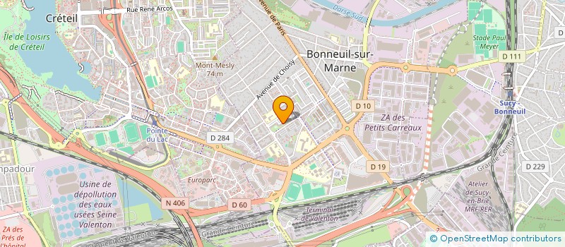 localisation de l'entreprise SCI H2AW à BONNEUIL-SUR-MARNE