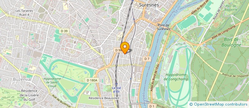 localisation de l'entreprise SCI H2B à SURESNES