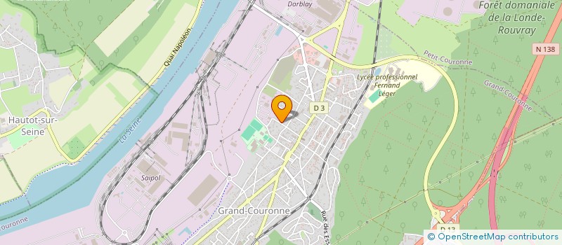 localisation de l'entreprise SCI H2C  GRAND-COURONNE