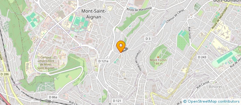 localisation de l'entreprise SCI H2C  MONT-SAINT-AIGNAN