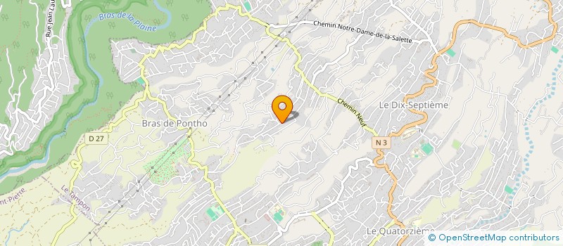 localisation de l'entreprise SCI H2C INVEST  LE TAMPON