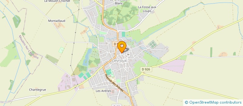 localisation de l'entreprise SCI H2DV à LEVROUX