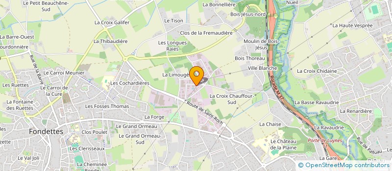 localisation de l'entreprise SCI H2G à FONDETTES