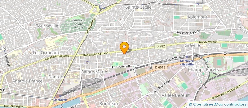 localisation de l'entreprise SCI H2I à LE HAVRE