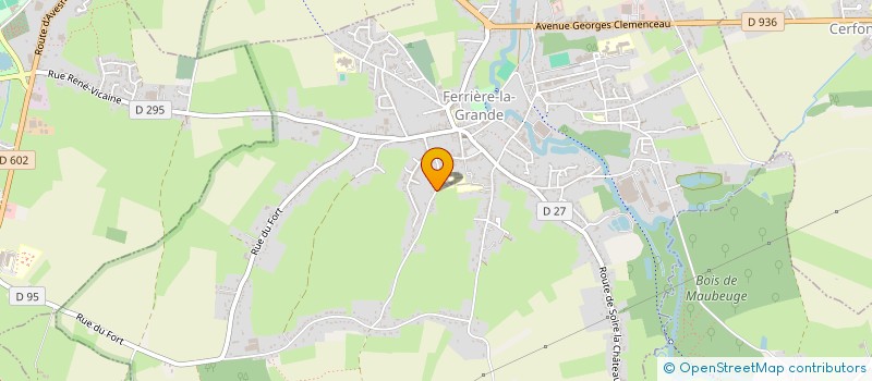 localisation de l'entreprise SCI H2J  FERRIERE-LA-GRANDE
