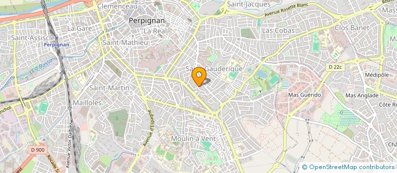 localisation de l'entreprise SCI H2J INVEST  PERPIGNAN