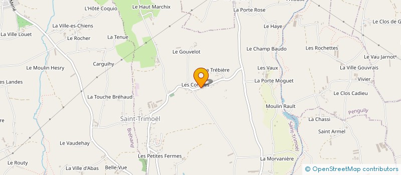 localisation de l'entreprise SCI H2L  SAINT-TRIMOEL