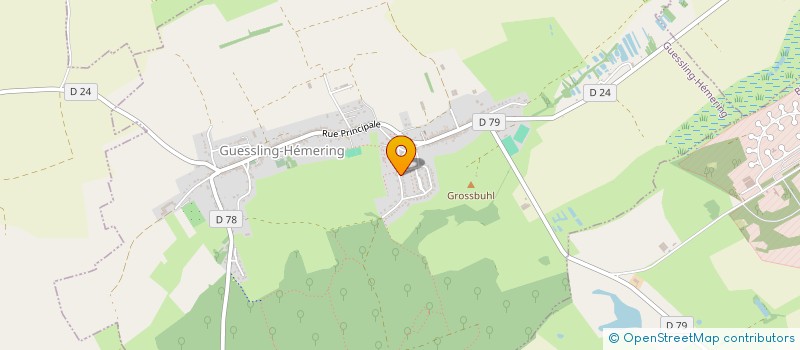 localisation de l'entreprise SCI. H2L  GUESSLING-HEMERING