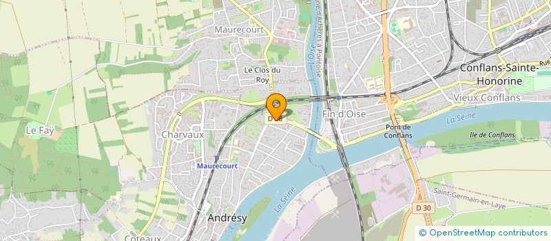 localisation de l'entreprise SCI H2L DU CONFLUENT  ANDRESY