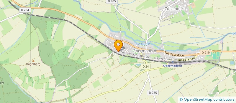 localisation de l'entreprise SCI H2M  DOSSENHEIM-SUR-ZINSEL