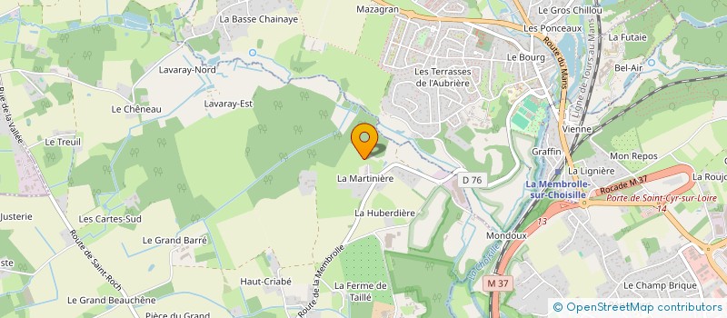 localisation de l'entreprise SCI H2R à FONDETTES