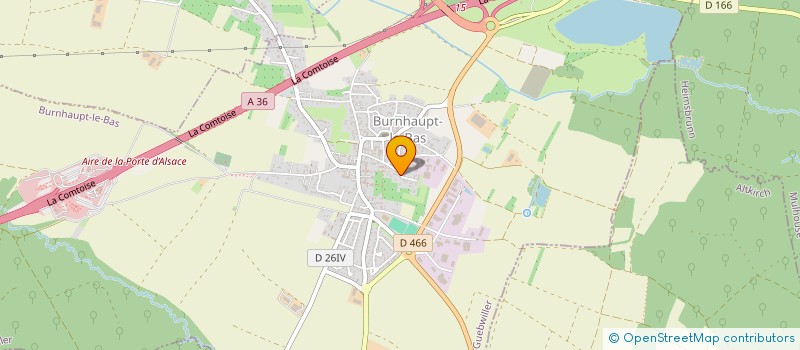 localisation de l'entreprise SCI H2S  BURNHAUPT-LE-BAS