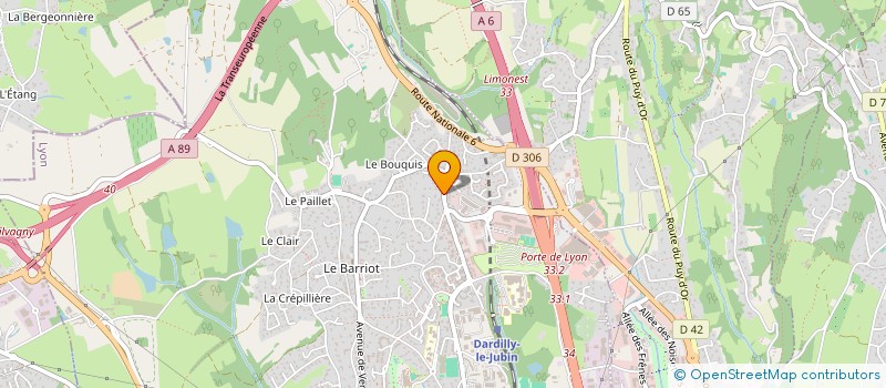 localisation de l'entreprise SCI H3C  DARDILLY