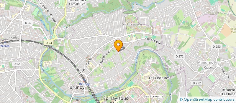 localisation de l'entreprise SCI H3DS  BRUNOY