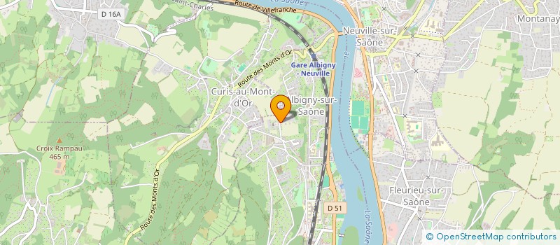 localisation de l'entreprise SCI H3J  ALBIGNY-SUR-SAONE