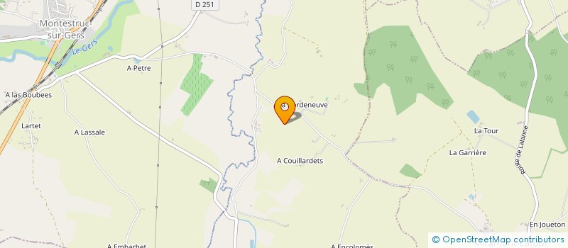 localisation de l'entreprise SCI H3J  SAINTE-CHRISTIE