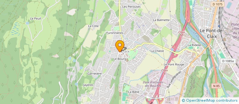 localisation de l'entreprise SCI H3M  CLAIX