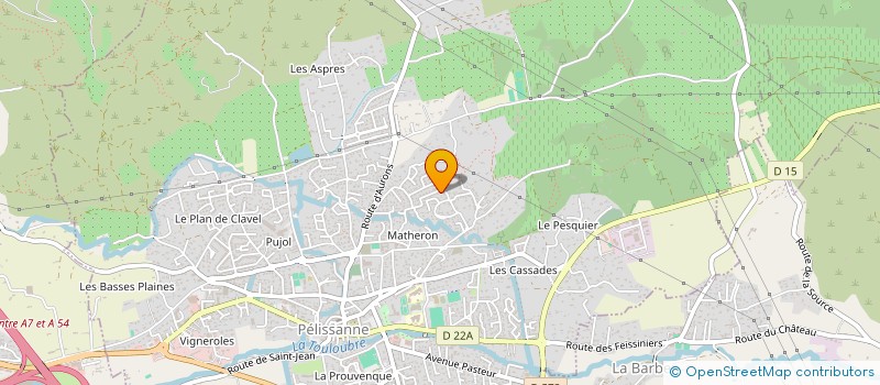 localisation de l'entreprise SCI H3N  PELISSANNE