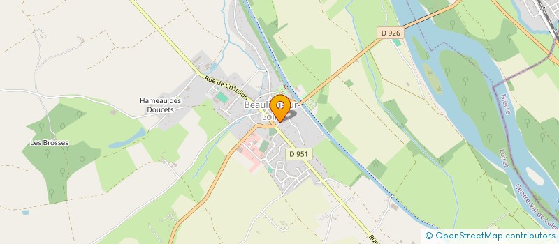 localisation de l'entreprise SCI HA  BEAULIEU-SUR-LOIRE