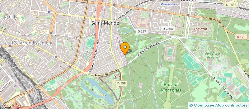 localisation de l'entreprise SCI HA à SAINT-MANDE