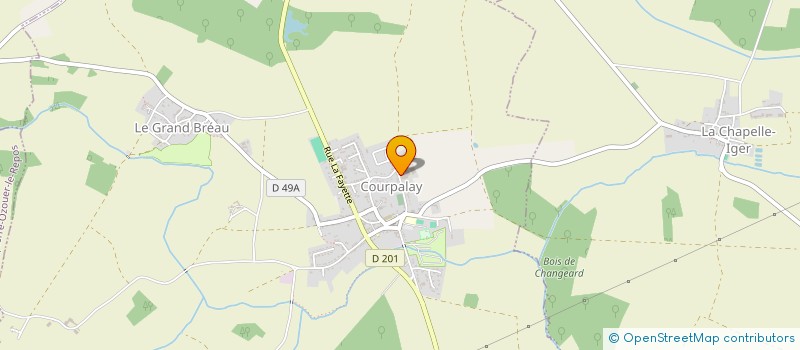 localisation de l'entreprise SCI HA  COURPALAY