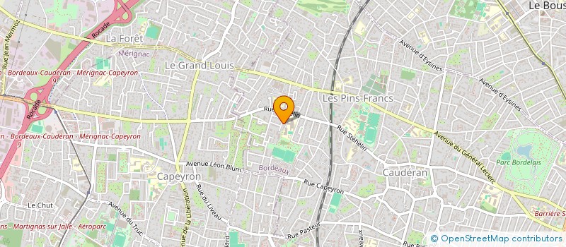 localisation de l'entreprise SCI HA  BORDEAUX