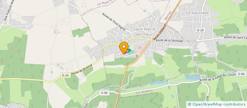localisation de l'entreprise SCI HA  SAINT-PIERRE-DES-FLEURS