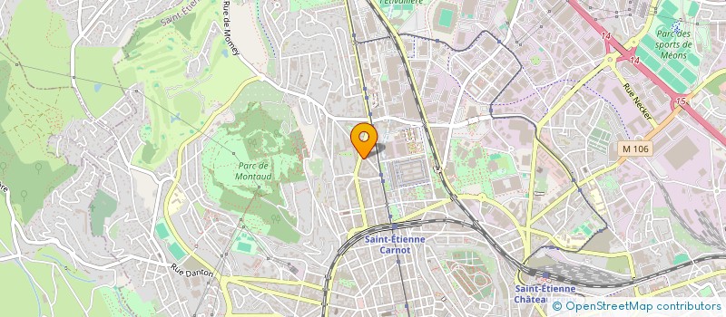 localisation de l'entreprise SCI HA GIGNOUX  SAINT-ETIENNE